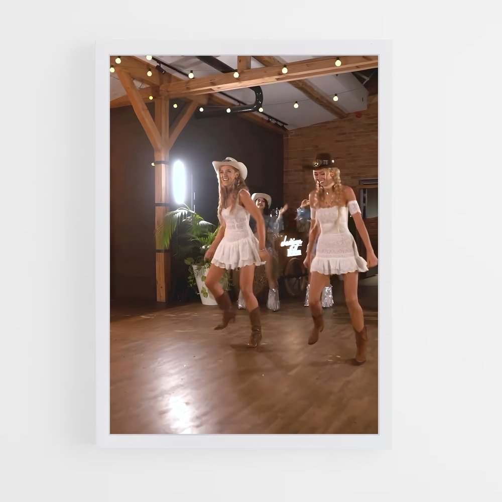 Poster Country dance – affiche Danse (vue 3)